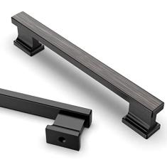 Imagem de Asidrama Pacote com 20 puxadores de armário de cozinha de bronze polido a óleo de 128 mm, puxadores de armário de cozinha para puxadores de gaveta de armário