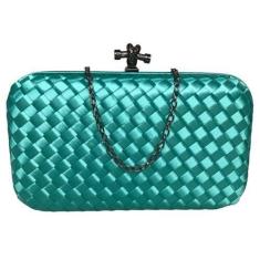 Imagem de Bolsa Feminina Clutch Pequena De Festa Luxuosa Cetim - Lika Bijuterias