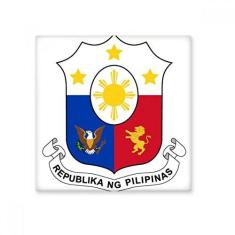 Imagem de Filipinas, emblema nacional da Ásia, ejo de cerâmica, decalque brilhante