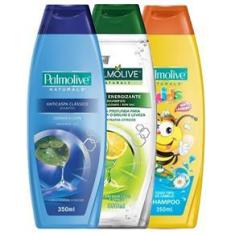 Imagem de Kit Shampoo: Detox 350ml +  Anticaspa Classic 350ml + Naturals Kids 350ml