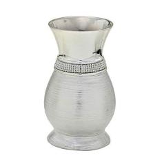 Imagem de Vaso Decorativo Cerâmica Prata 19cm