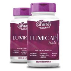 Imagem de Kit 2 Lumicap Hair Unilife 60 Cápsulas