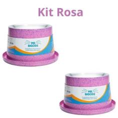 Imagem de Kit 02 Unid. Comedouro Anti Formiga Ergonômico Para Gatos Mr. Bigode P