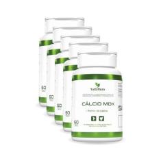 Imagem de 5x Cálcio MDK (Cálcio, Magnésio, Vitamina D e Vitamina K2) 60 Capsulas de 530mg Tuttiflora