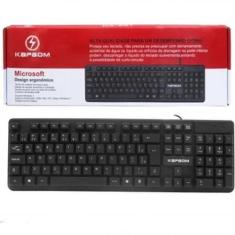 Imagem de Teclado Básico Com Fio Usb Padrão Abnt2 Kapbom - Ka-691