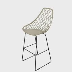 Imagem de Banqueta Alta 106cm com Encosto Kayla