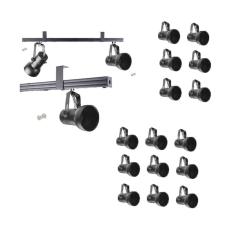 Imagem de Kit 15 Spot Trilho Perfilado Eletro Calha Par20 Bulbo Ol7