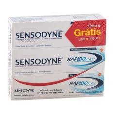 Imagem de Creme Dental Sensodyne Leve 3 Pague 2 Rapido Alivio 50g