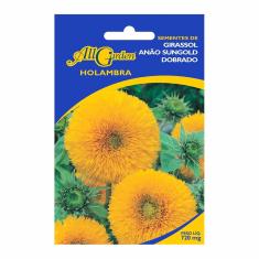 Imagem de Sementes de Girassol Anão Sungold Dobrado All Garden