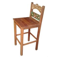 Imagem de Banqueta Ísis em Madeira Demolição - Cód 2137