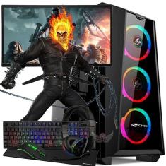 Imagem de Pc Gamer Medusa Intel i7 16Gb Ssd 480Gb Monitor 21 Led