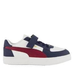 Imagem de Tênis Puma Caven 2.0 AC+ PS BDP Infantil Branco e Marinho