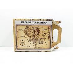 Imagem de Quebra-cabeça Puzzle Mapa Terra Média de 300 peças + Puzzle 60 peças