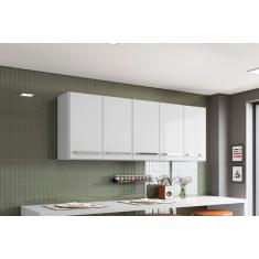 Imagem de Armario Suspenso Para Cozinha 5 Portas Branco Santorini Brienza Movelaria