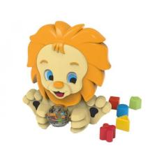 Imagem de Brinquedo Educativo Amigo Leão Tateti 5 Peças