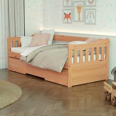 Imagem de Bicama Infantil Prime Madeira Maciça Mel Housin