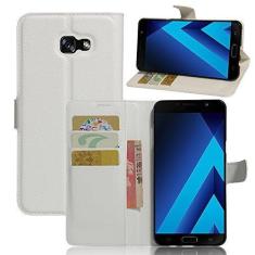 Imagem de Capa para Samsung Galaxy A7 (2017) â€“ Capa flip de couro PU de para Samsung Galaxy A7 (2017), capa de proteção de telefone estilo empresarial, capa com [compartimentos para dinheiro e