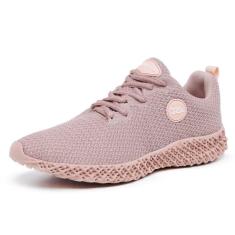 Imagem de Tenis Feminino Caminhada Confortavel Leve Flexivel Design Moderno Dia a Dia-Feminino