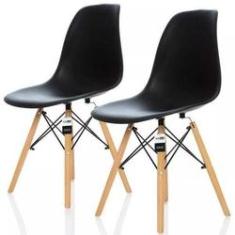 Imagem de Conjunto 2 Cadeiras Charles Eames Eiffel Wood - Design - 