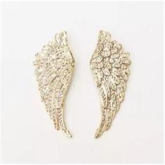 Imagem de Brinco Asa de Anjo Lindíssimo Folheado a Ouro 18k