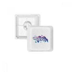 Imagem de Kit de atualização de teclado mecânico PBT teclado mecânico  roxo desenho peixe oceano animal