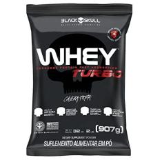 Imagem de Refil Whey Turbo Toffe 907G, Black Skull