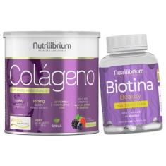 Imagem de Kit Colágeno Verisol Com Ácido Hialurônico Premium + Biotina Nutrilibr