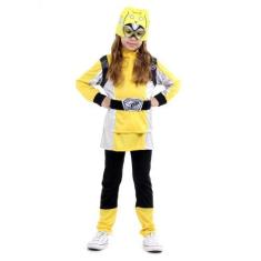 Imagem de Fantasia Power Rangers Amarelo - Standard - Infantil - Sulamericana Fa