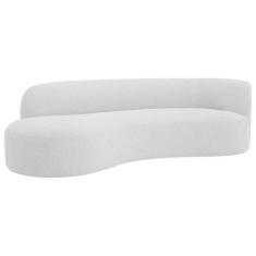 Imagem de Divã Recamier Orgânico Tokyo 160cm Lado Esquerdo Bouclé - Amarena Móve