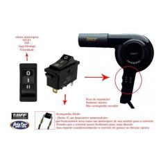 Imagem de Kit 2 Chave Interruptor Para Secador De Cabelo Taiff Rs3 33121 - Margi