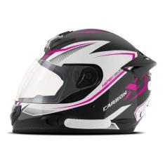 Imagem de Capacete Moto Fechado Integral Masculino Feminino Mixs Mx2 Carbon Bril