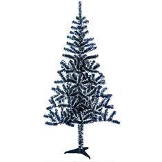 Imagem de Arvore de Natal Nevada Azul 180 cm 320 Galhos Decoração