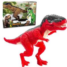 Imagem de Boneco Dinossauro Tiranossauro Rex Com Som E Luz Crianças Dm Toys, Ver