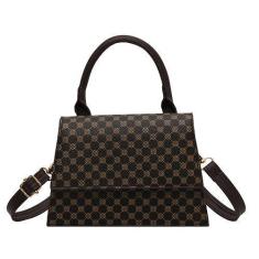 Imagem de Bolsa tiracolo pequena para mulheres, bolsa de ombro, carteira com alça ajustável, Marrom