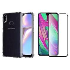 Imagem de Capinha de Celular Anti Impacto e Película Vidro 9d Compatível Samsung Galaxy A10s Tela 6.2 Polegadas
