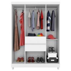 Imagem de Guarda Roupa Infantil Ecom 2 Branco Rosa Flex  Demóbile - Demobile