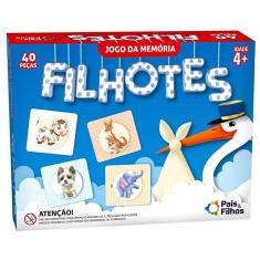 Imagem de Jogo da Memória Fihotes 40 Peças Pais e Filhos