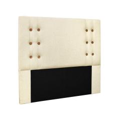 Imagem de Cabeceira Cama Box Queen 160 cm Genova Linho Pérola S04 - D`Rossi