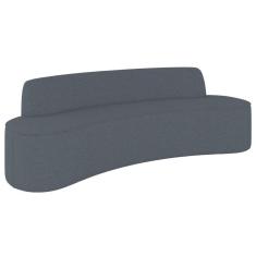 Imagem de Sofá 2 Lugares Para Sala De Estar Living 150cm Koane D06 Linho Mescla Chumbo Mpozenato