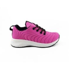 Imagem de Tenis Infantil Escolar Menina Com Cadarço Ortope Conforto-Feminino