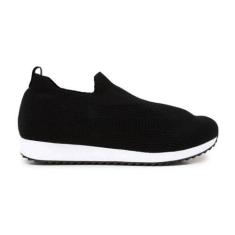 Imagem de Tênis Casual Usaflex Feminino Tricot Slip On Calce Fácil Ag3607