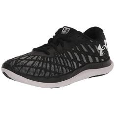 Imagem de Under Armour Charged Breeze 2 Tênis de corrida feminino, (001) Preto/Cinza/Branco, 35