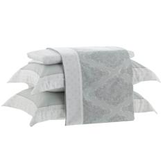 Imagem de Jogo de Cama Casal Satinee 300 Fios com 4 Peças - Kacyumara