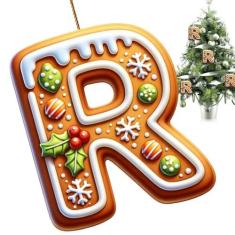 Imagem de Enfeites de letras para árvore de Natal, Enfeites de Natal em acrílico | Enfeites para casa engraçados Decoração de Natal interna,Novas decorações para casa, enfeites de natal, decorações para porta d