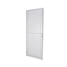 Imagem de Porta Veneziana Abertura Esquerda 210x70cm Espresso Esquadrias Branco