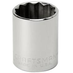 Imagem de Soquete Curto 13mm, 12 Pontas, Encaixe 3/8 - 44304 - Craftsman