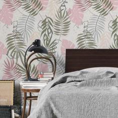 Imagem de Papel De Parede Adesivo Folha N02267 Rolo 0,58X3M