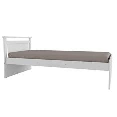 Imagem de Cama Solteiro Cabeceira com Detalhes Lipe Móveis Peroba Branco Brilho