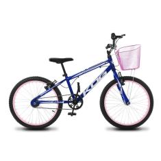 Imagem de Bicicleta Infantil Feminina Aro 20 KOG Alumínio Com Cestinha-Feminino