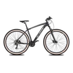 Imagem de Bicicleta MTB KSW XLT 24V Aro 29 Freio Hidráulico Faixa Beje, 15, Pret